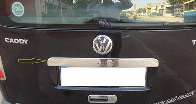 Накладка на крышку багажника (нерж.) 1 шт VW CADDY 01.2004 > ― PEARPLUS.ru